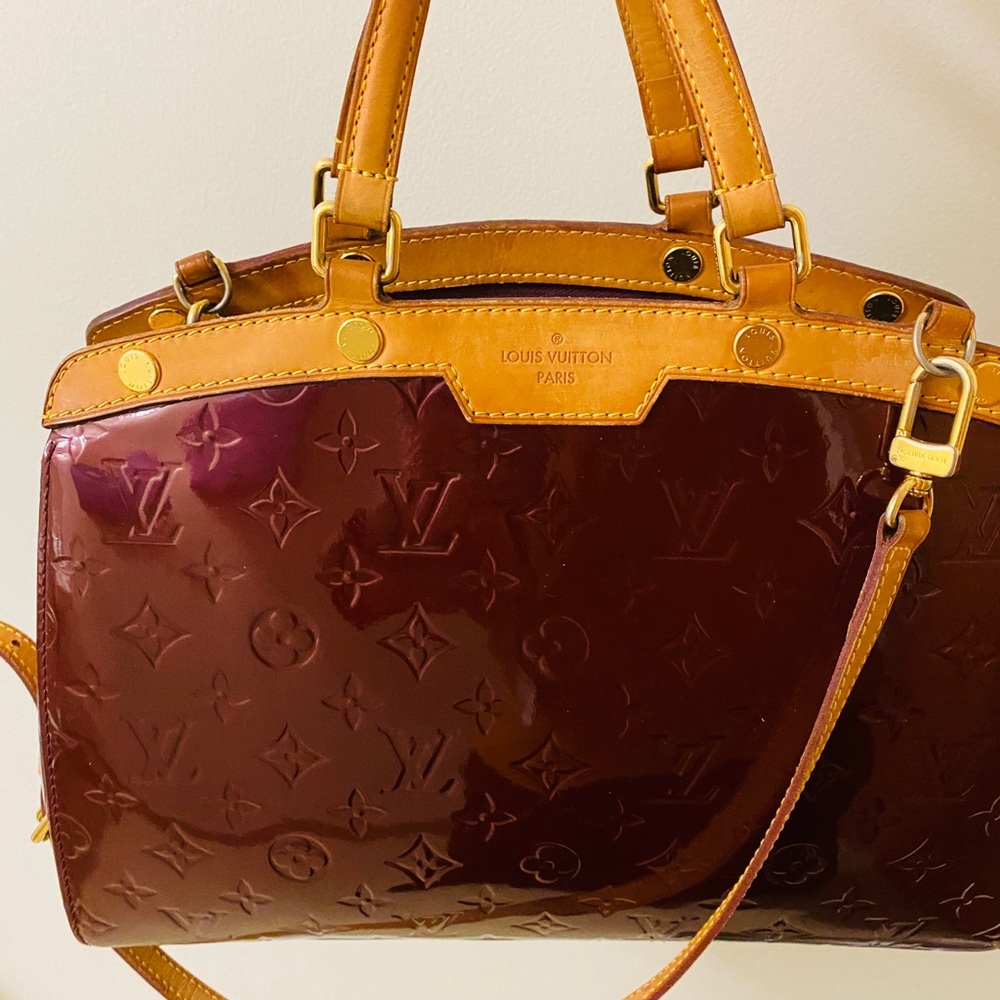 Louis Vuitton Brea MM Amarante Bordeaux Vernis